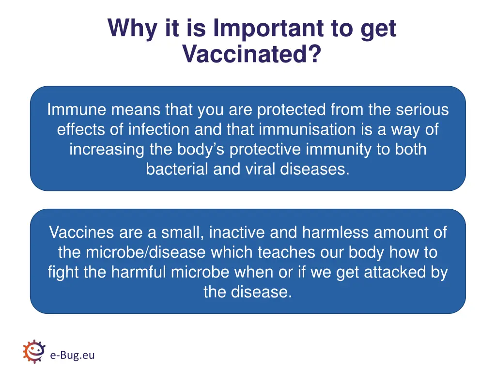 why it is important to get vaccinated