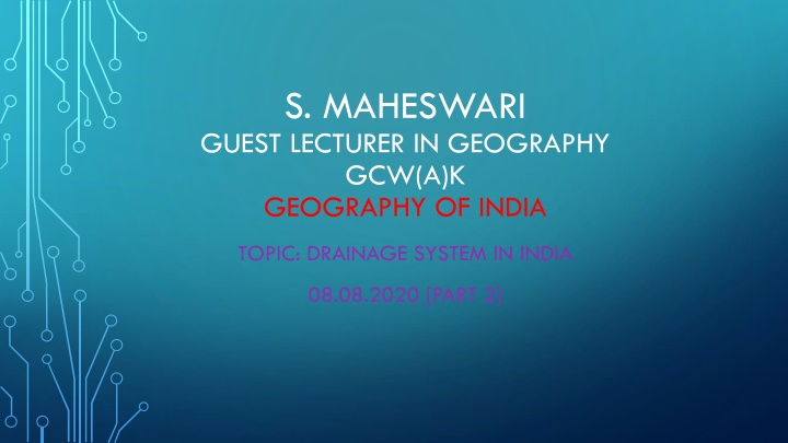 s maheswari guest lecturer in geography