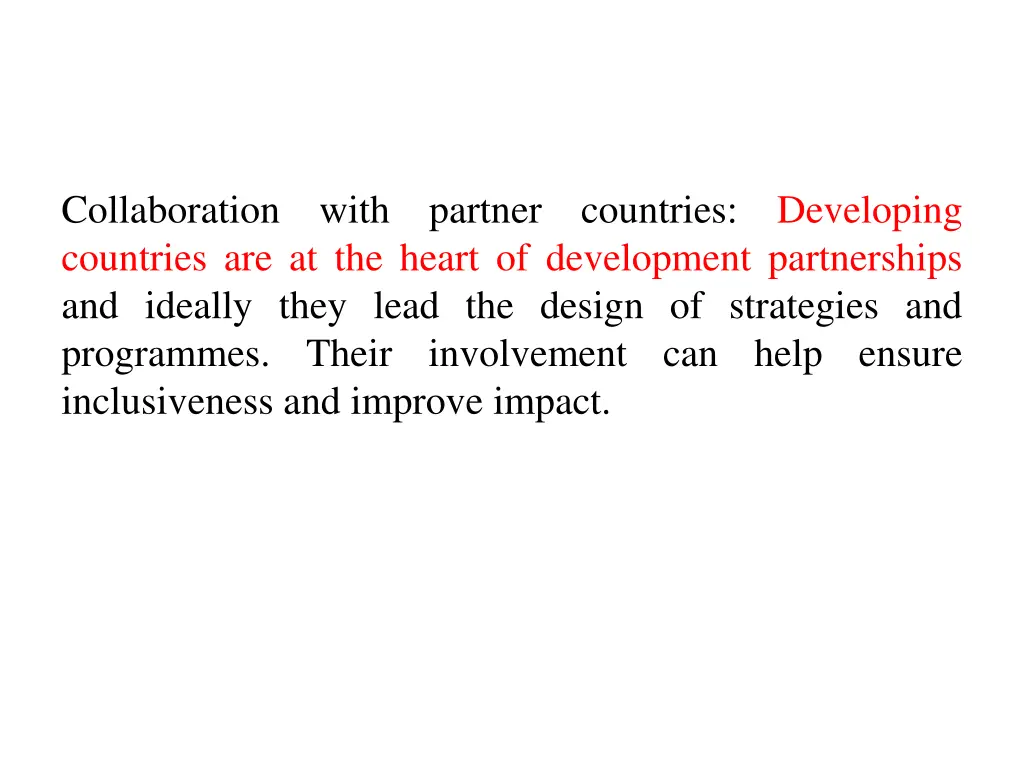 collaboration countries are at the heart