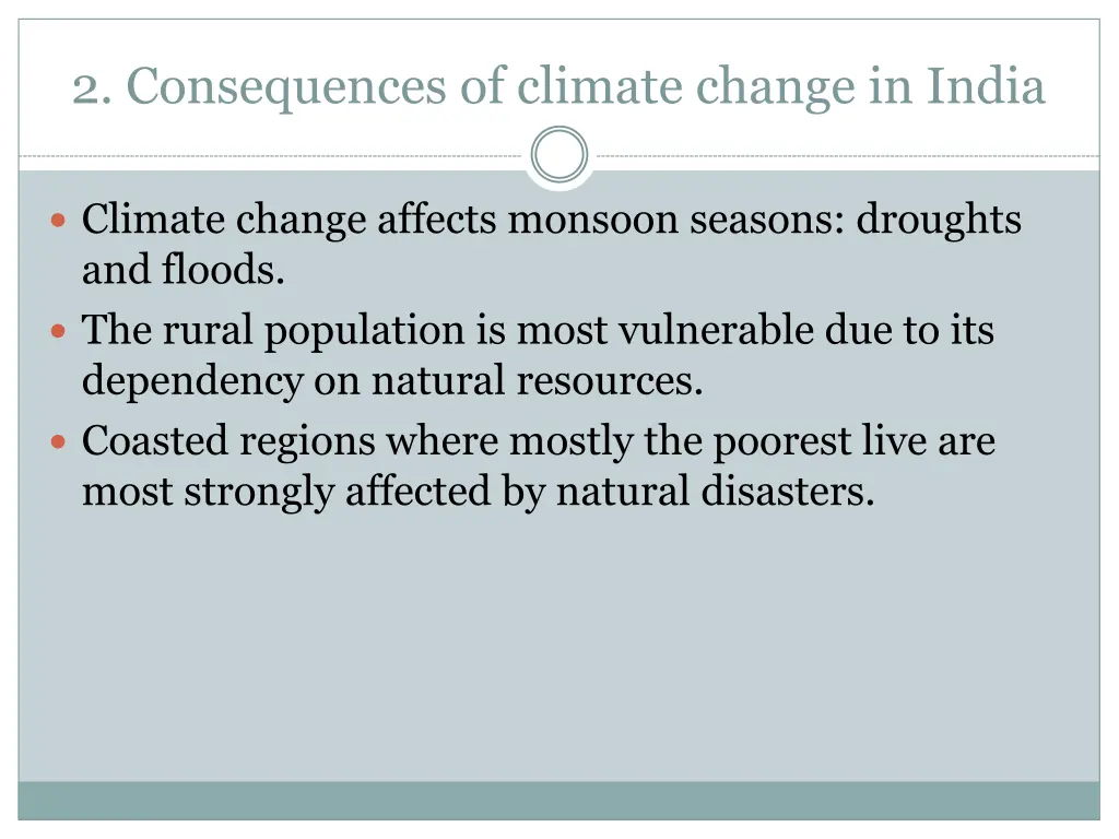 2 consequences of climate change in india