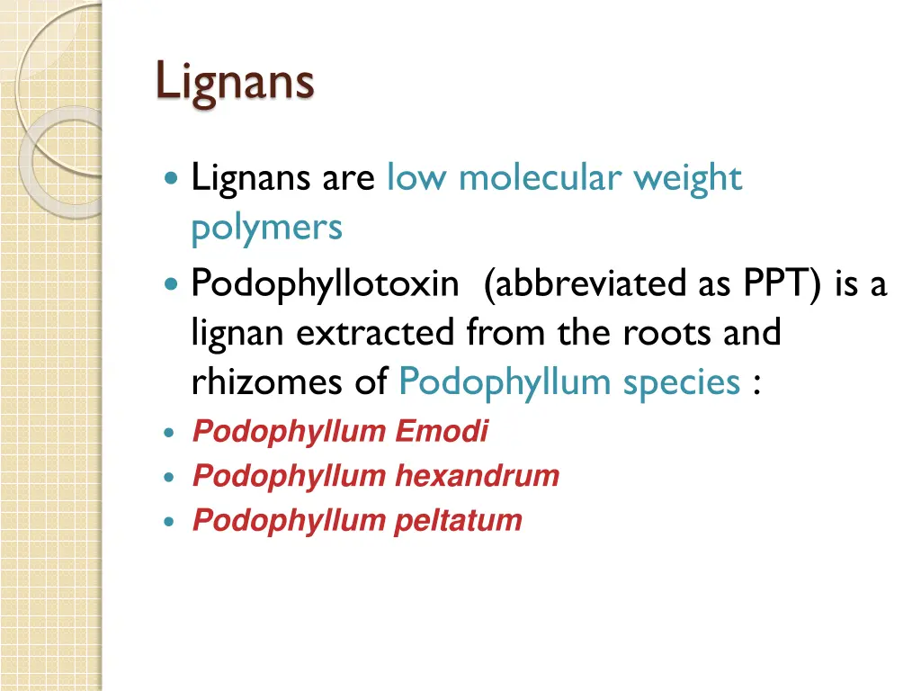 lignans