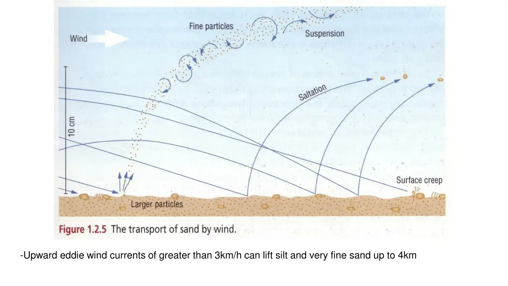 upward eddie wind currents of greater than