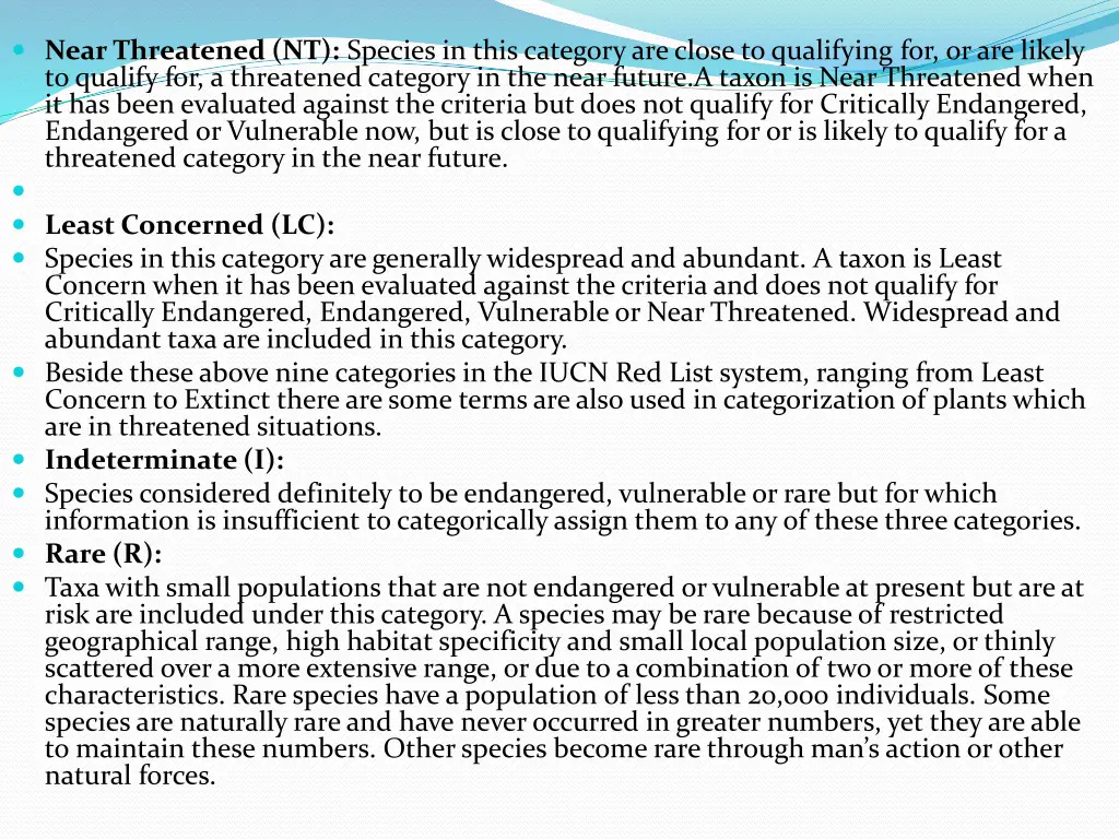 near threatened nt species in this category