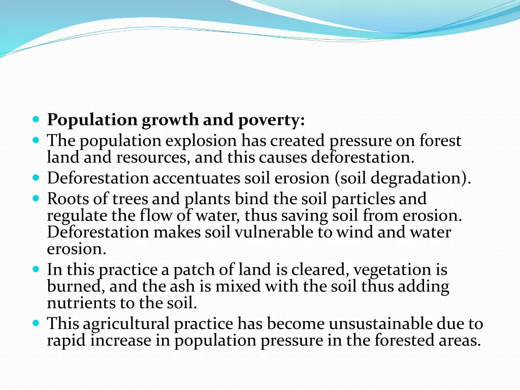 population growth and poverty the population