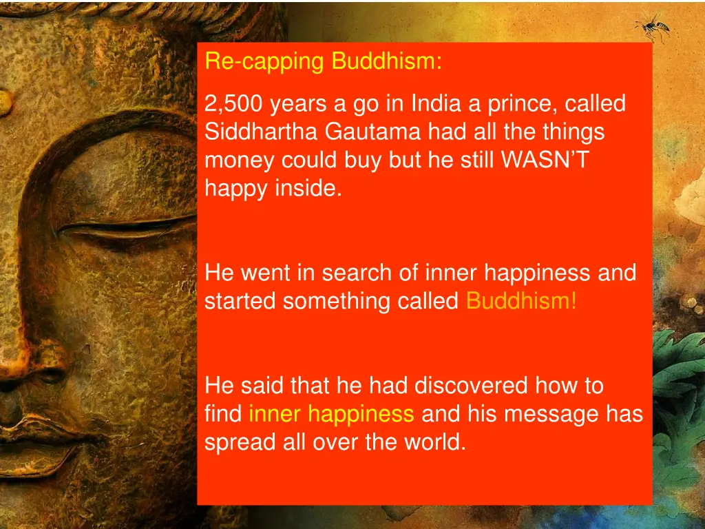 re capping buddhism