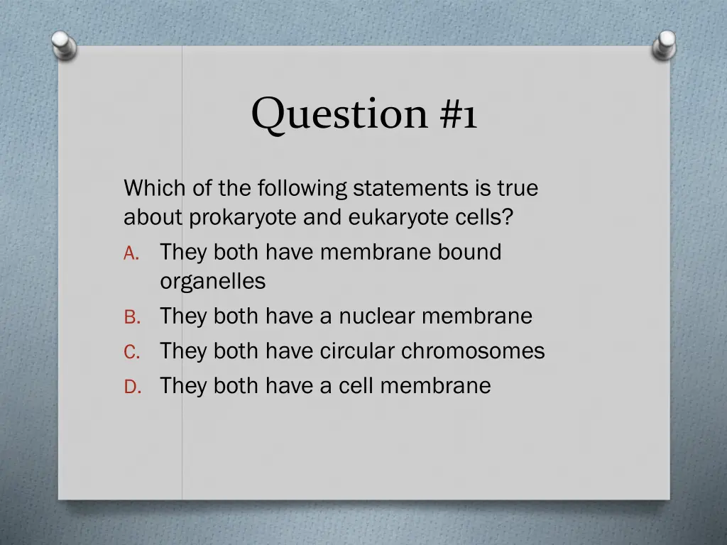 question 1