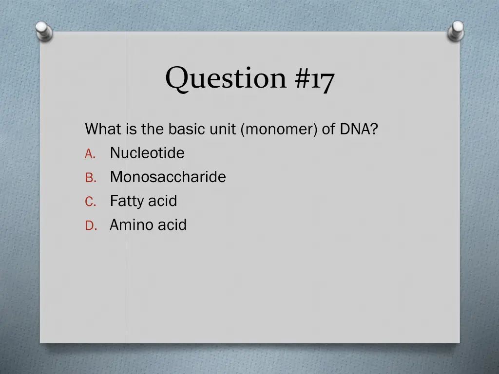 question 17