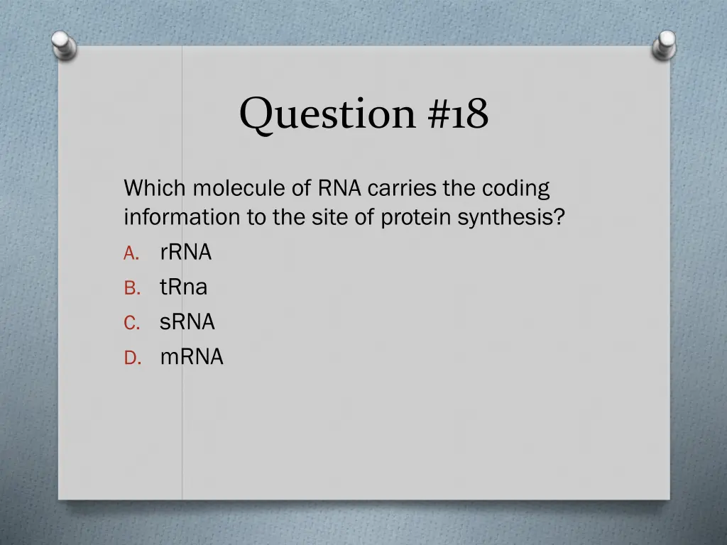 question 18