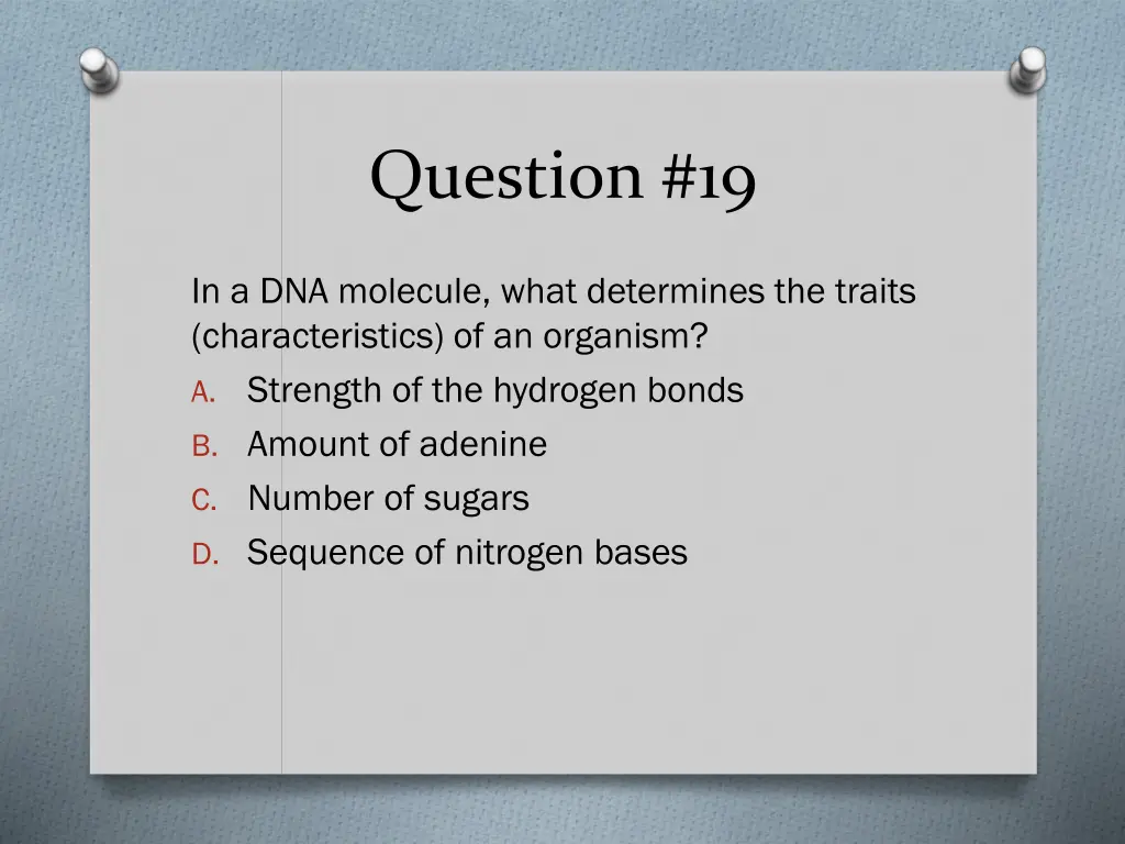 question 19