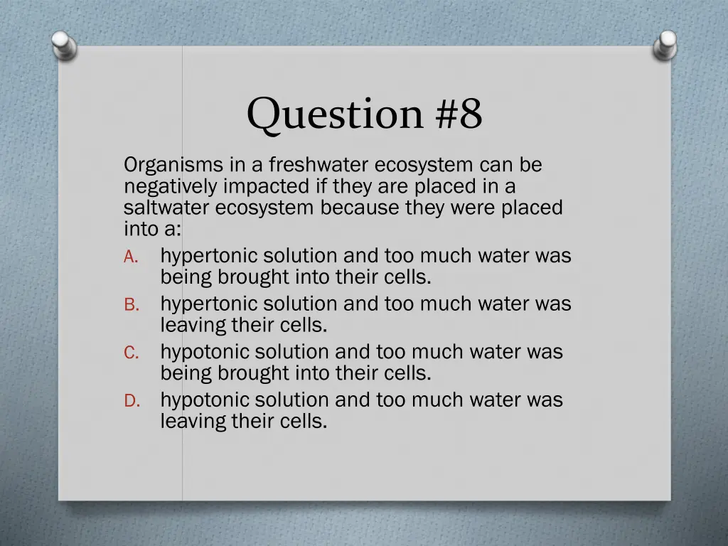 question 8