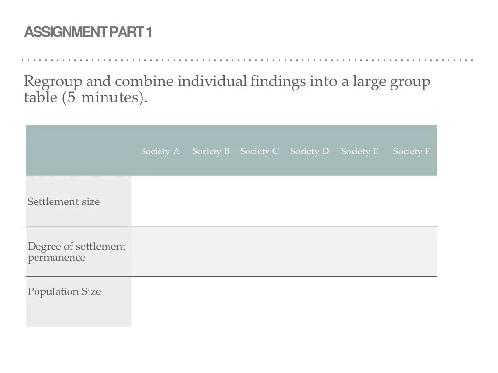 assignment part 1 1