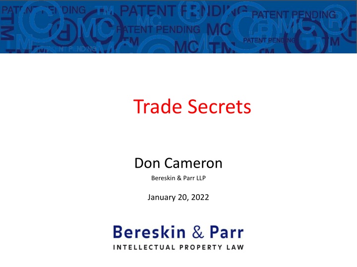 trade secrets