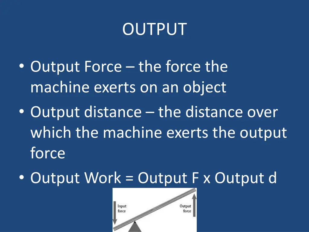 output