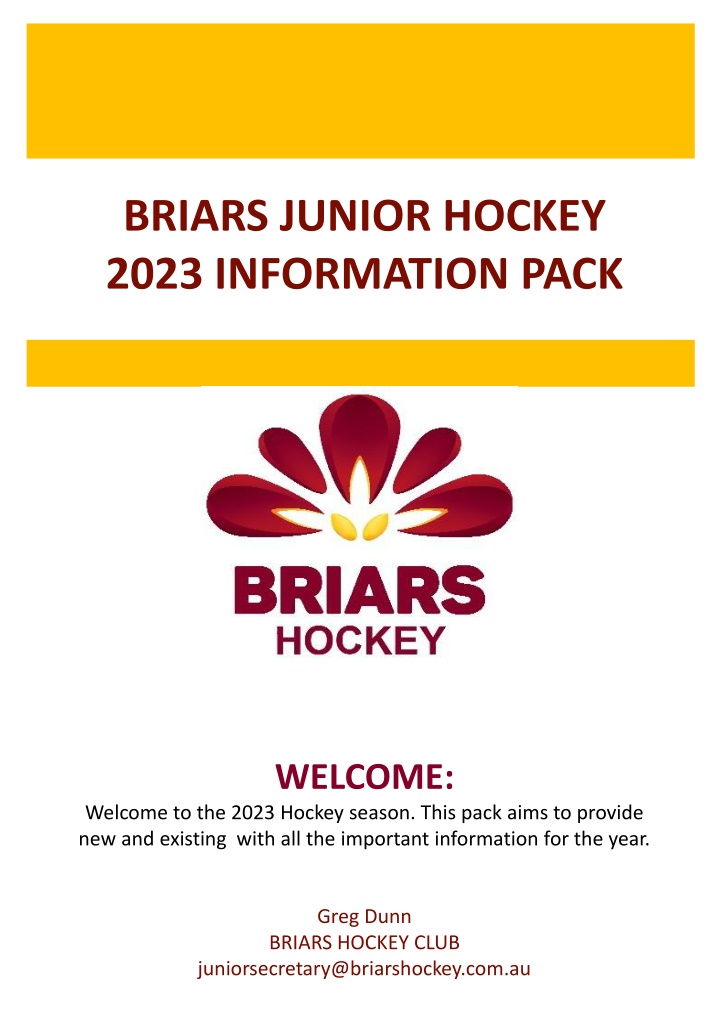 briars junior hockey 2023 information pack