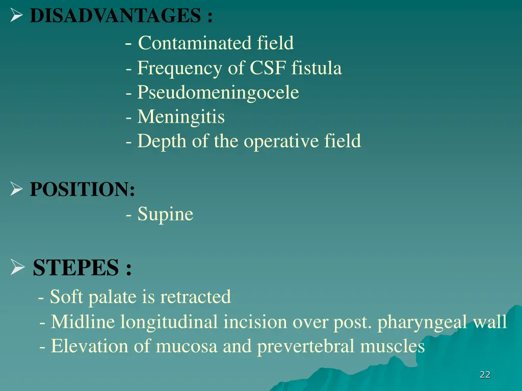 disadvantages contaminated field frequency