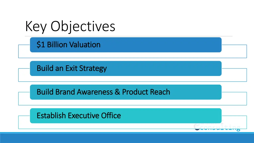 key objectives