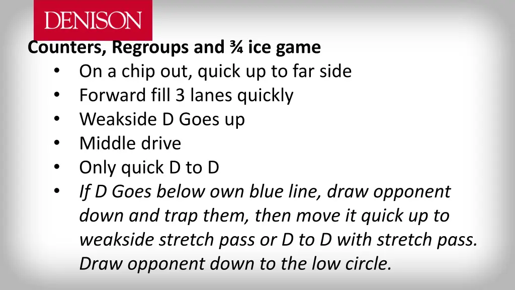 counters regroups and ice game on a chip