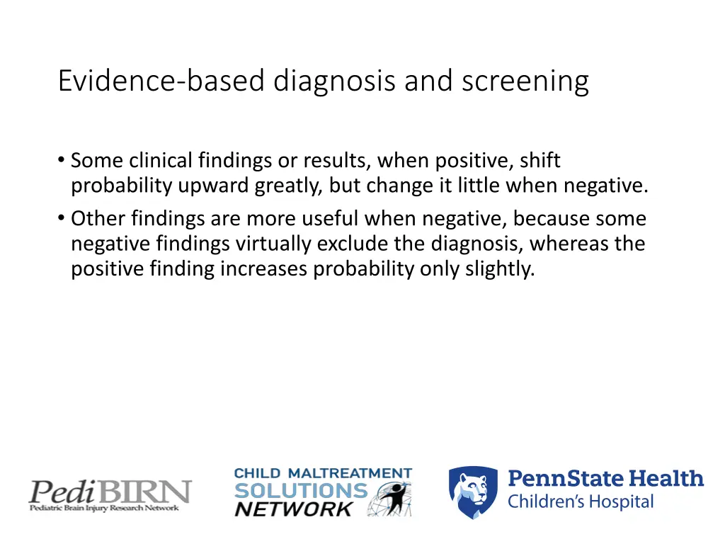 evidence based diagnosis and screening 3