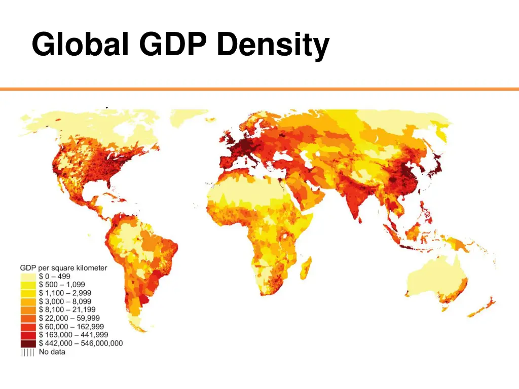 global gdp density