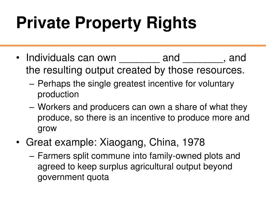 private property rights