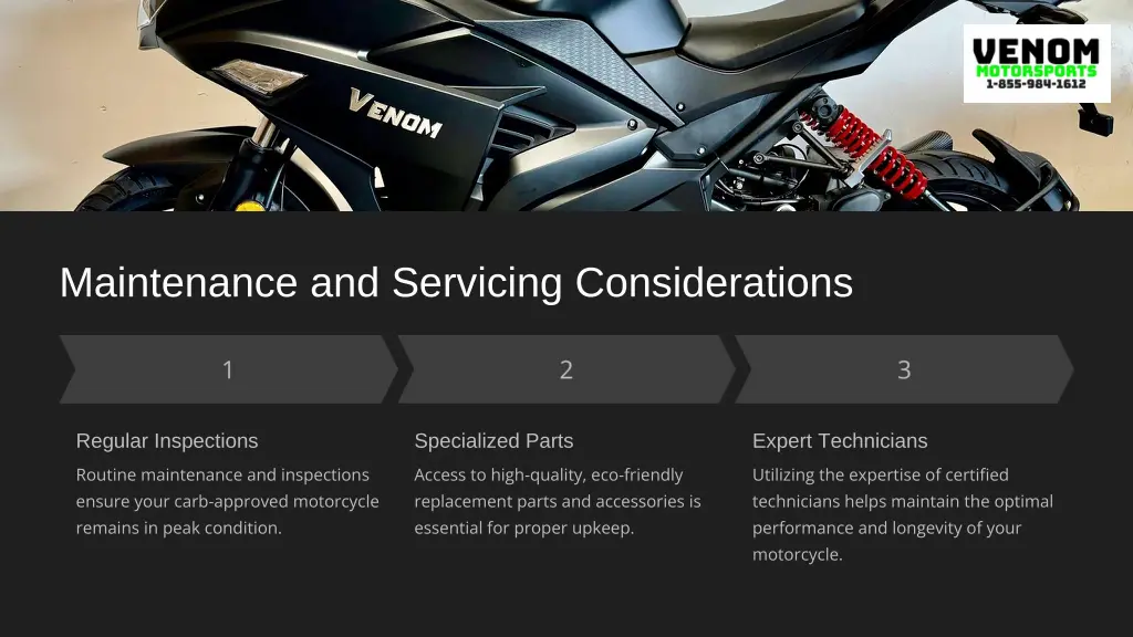 maintenance and servicing considerations