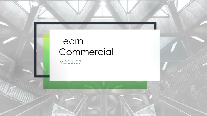 learn commercial