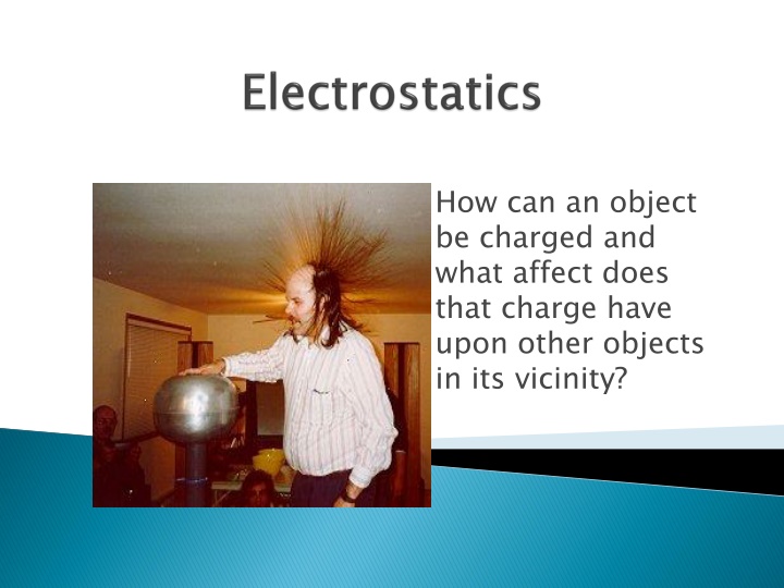 how can an object be charged and what affect does