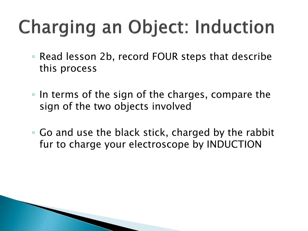 read lesson 2b record four steps that describe