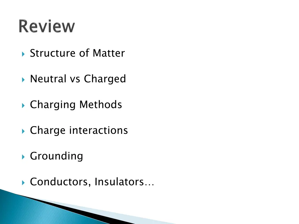 structure of matter