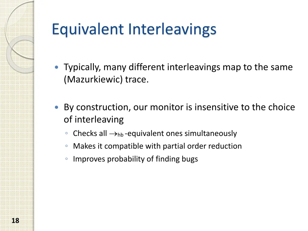 equivalent interleavings