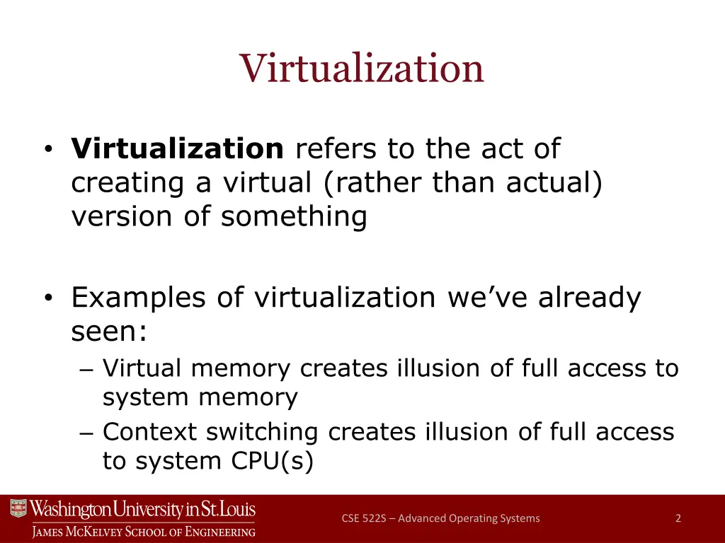 virtualization