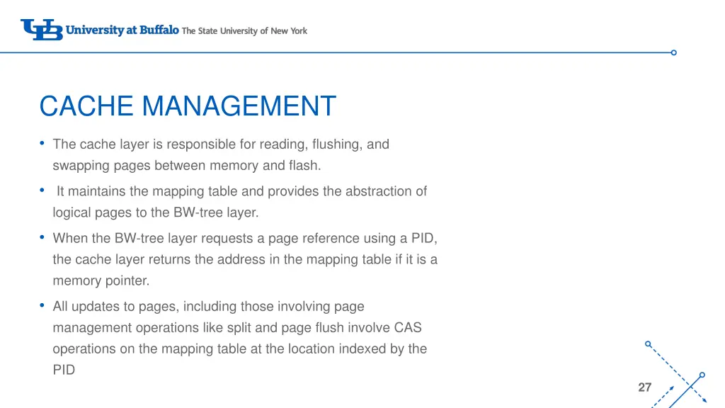 cache management