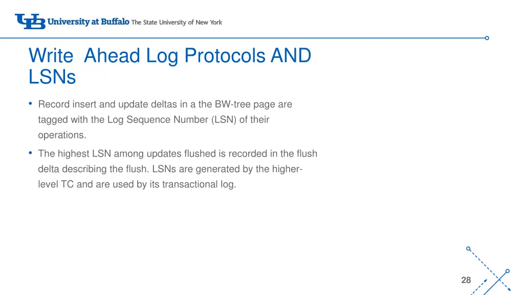 write ahead log protocols and lsns