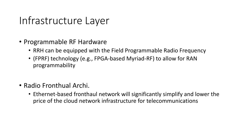 infrastructure layer 1