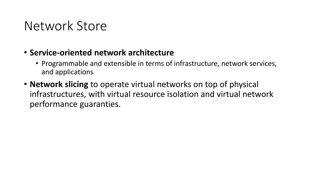 network store