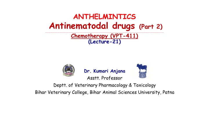 anthelmintics antinematodal drugs part