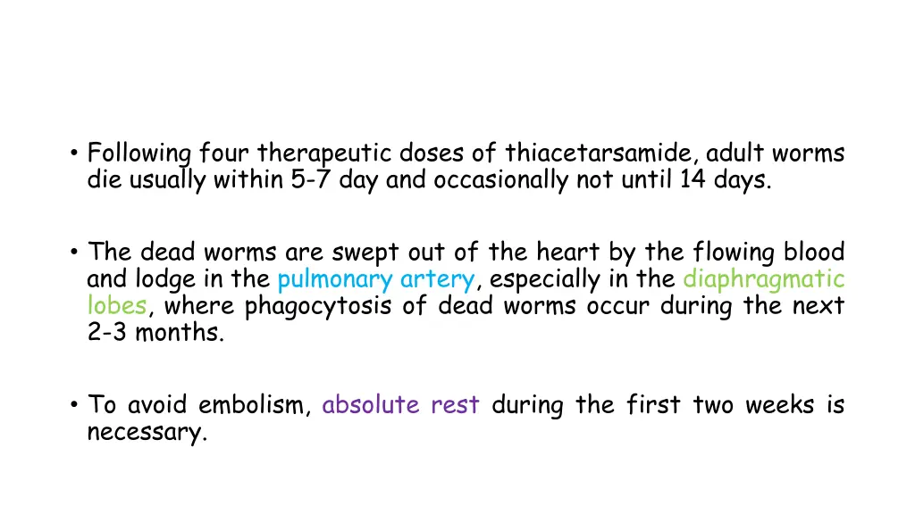 following four therapeutic doses