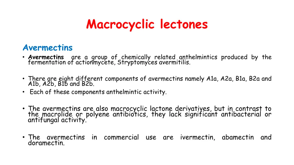 macrocyclic lectones