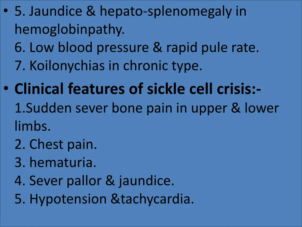 5 jaundice hepato splenomegaly in hemoglobinpathy