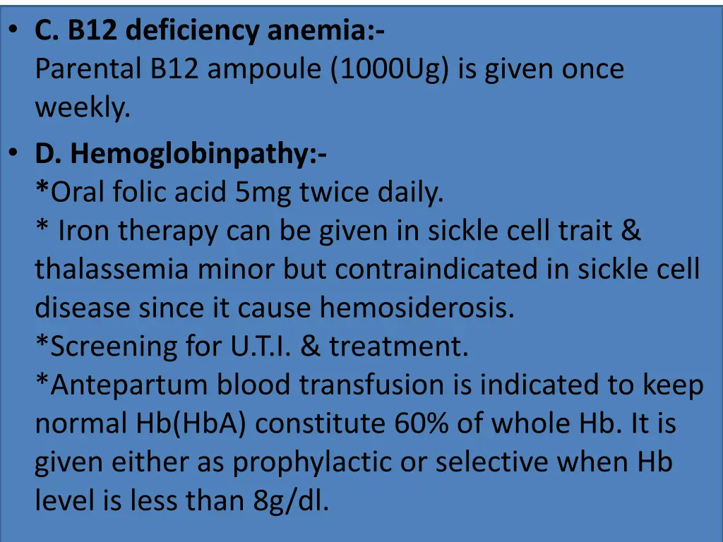 c b12 deficiency anemia parental b12 ampoule