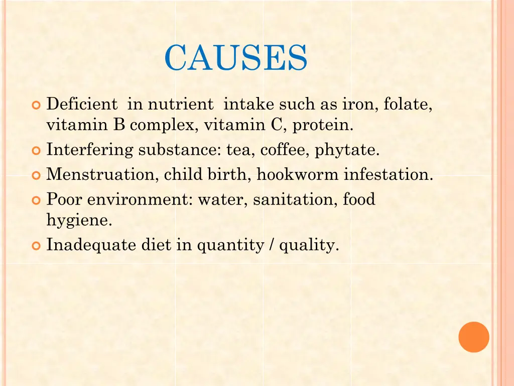 causes