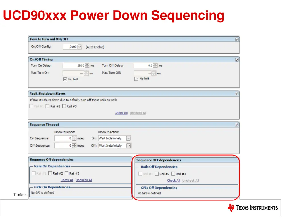 ucd90xxx power down sequencing