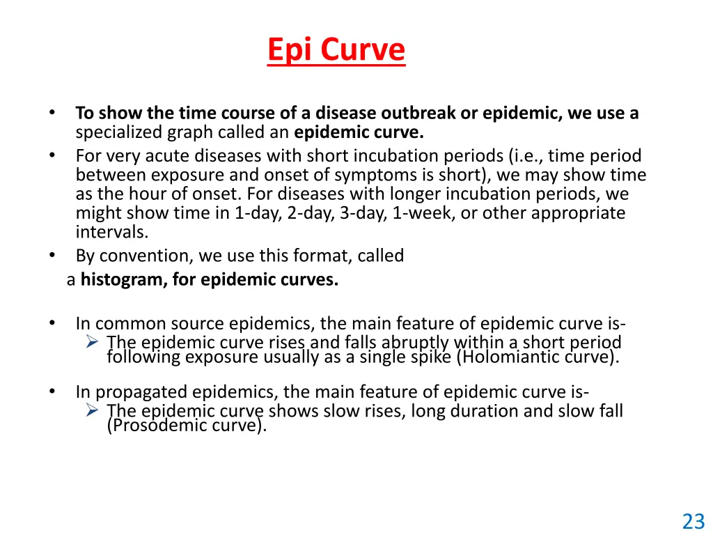 epi curve