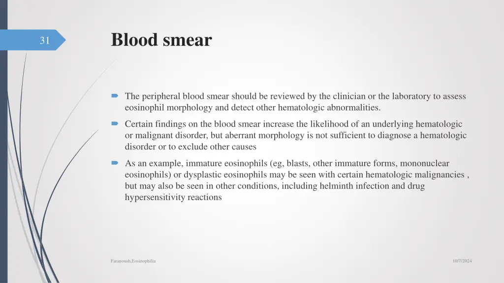 blood smear