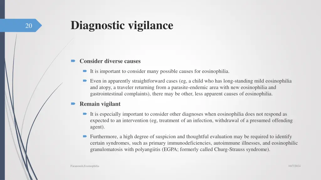 diagnostic vigilance