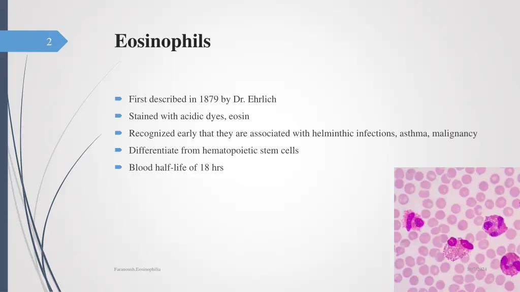 eosinophils