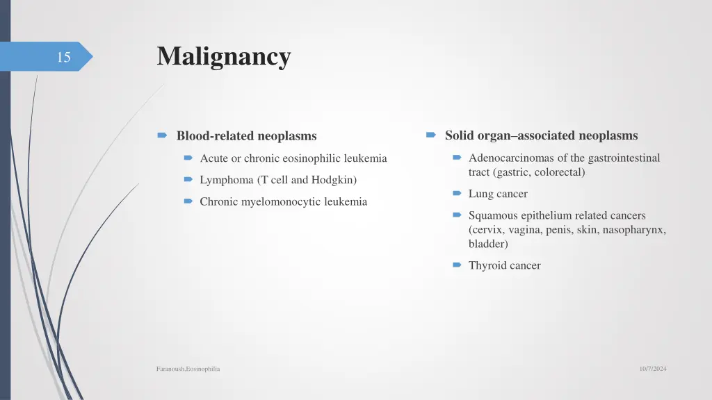 malignancy