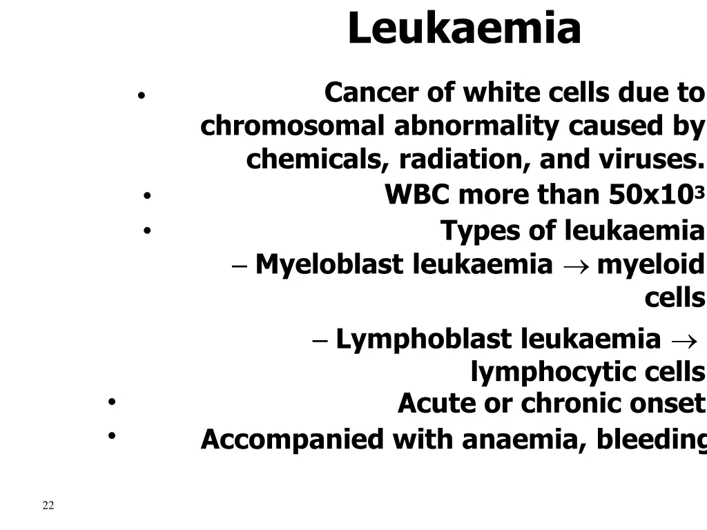 leukaemia