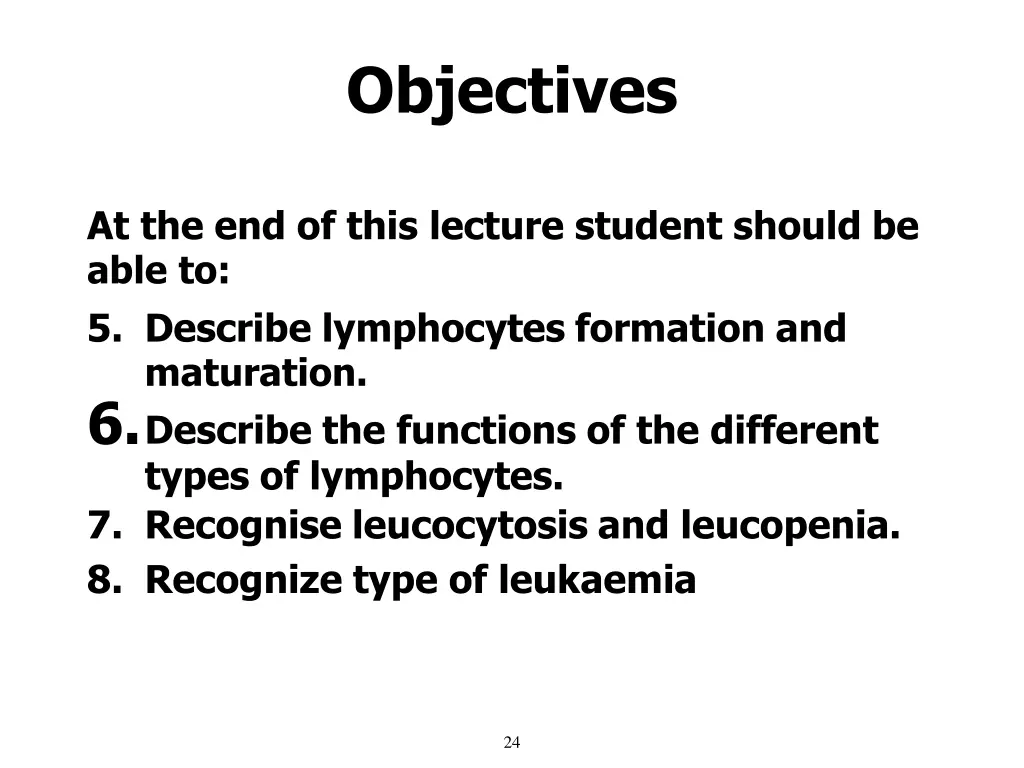 objectives 1