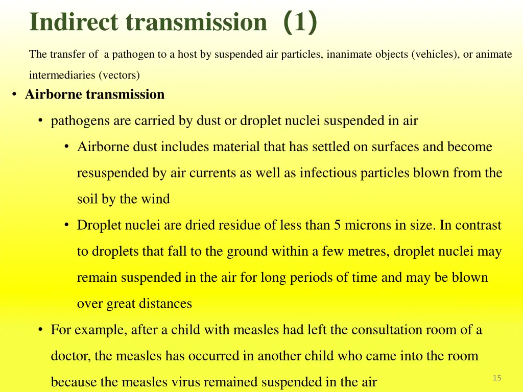 indirect transmission 1